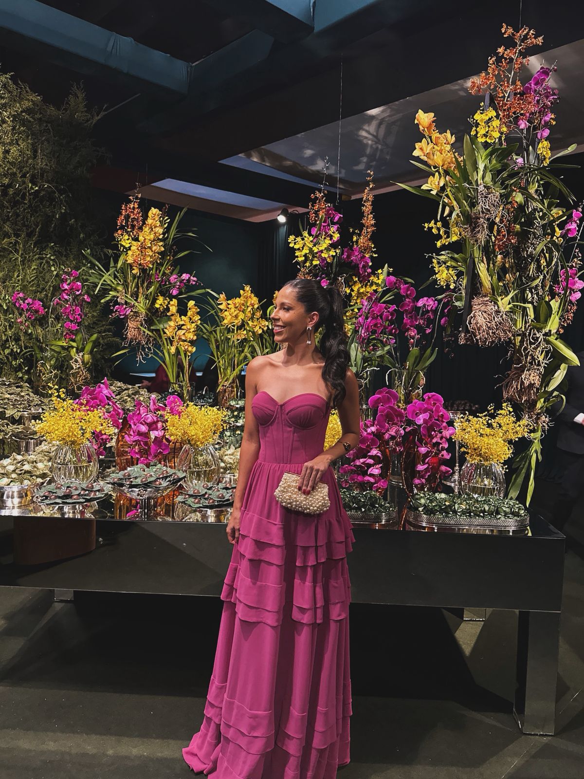 Vestido Vitória Fúcsia - Vestido para festa - Sampaio Atelier Teresina