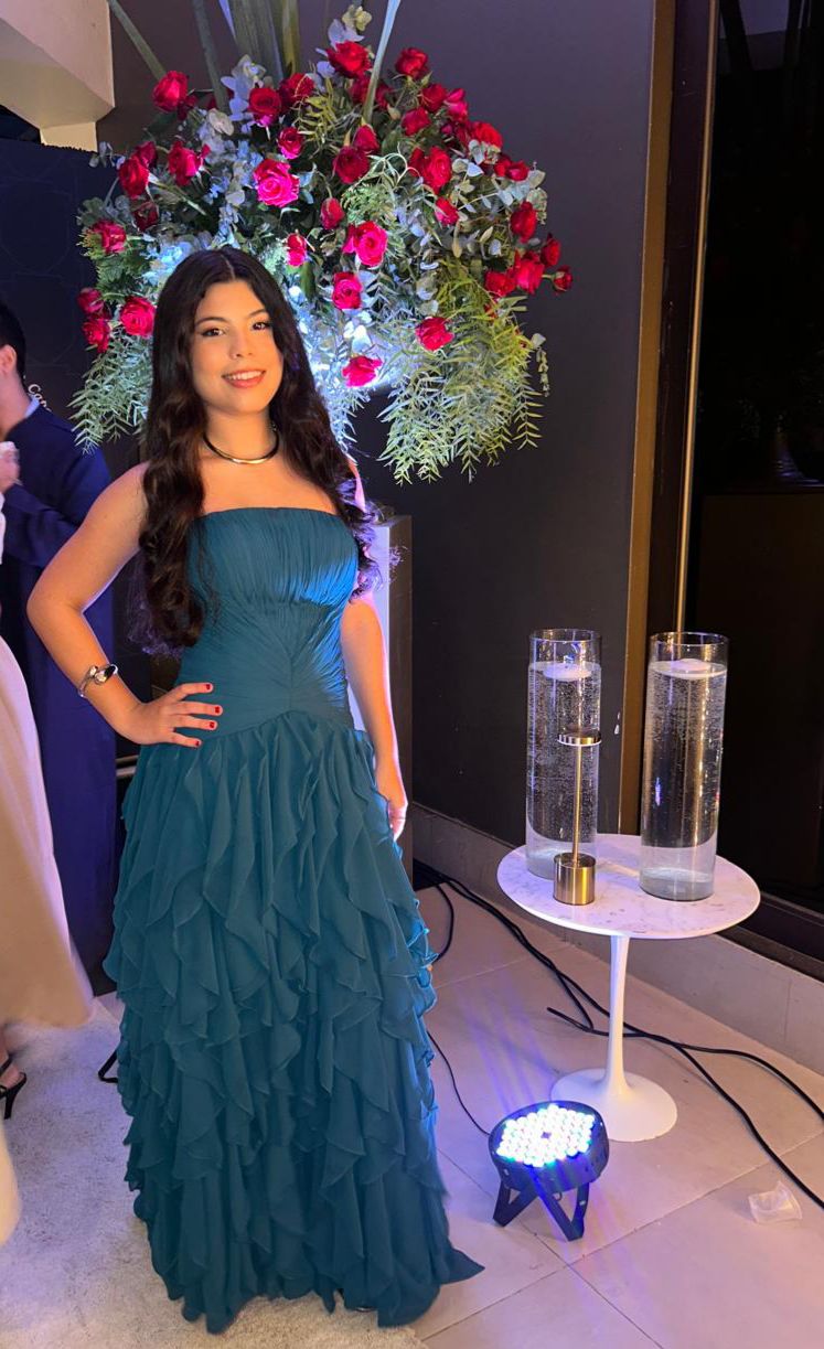 Vestido Ana Paula Petróleo - Foto 2