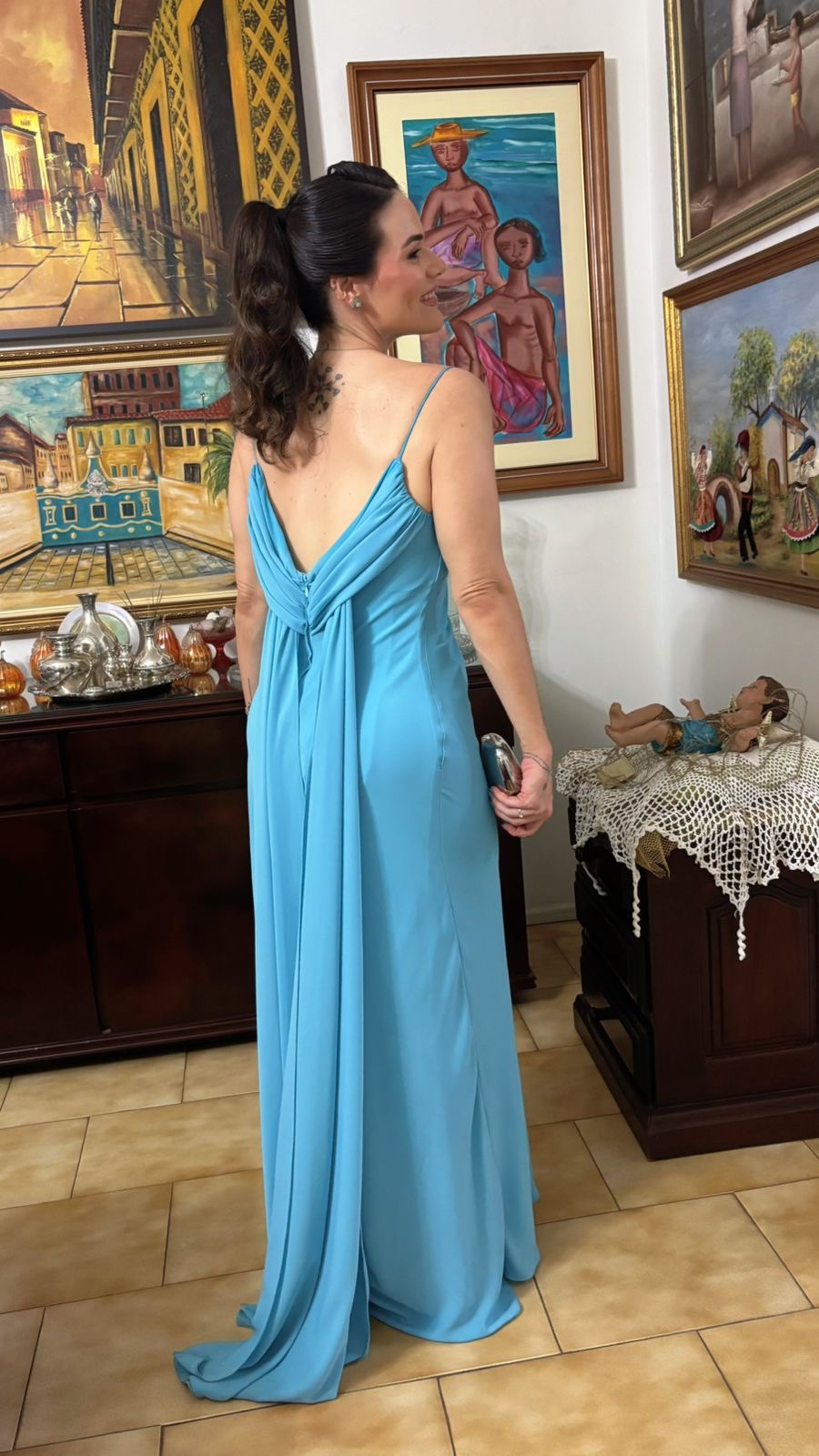 Vestido Osvany Serenity - Vestido para festa - Sampaio Atelier Teresina