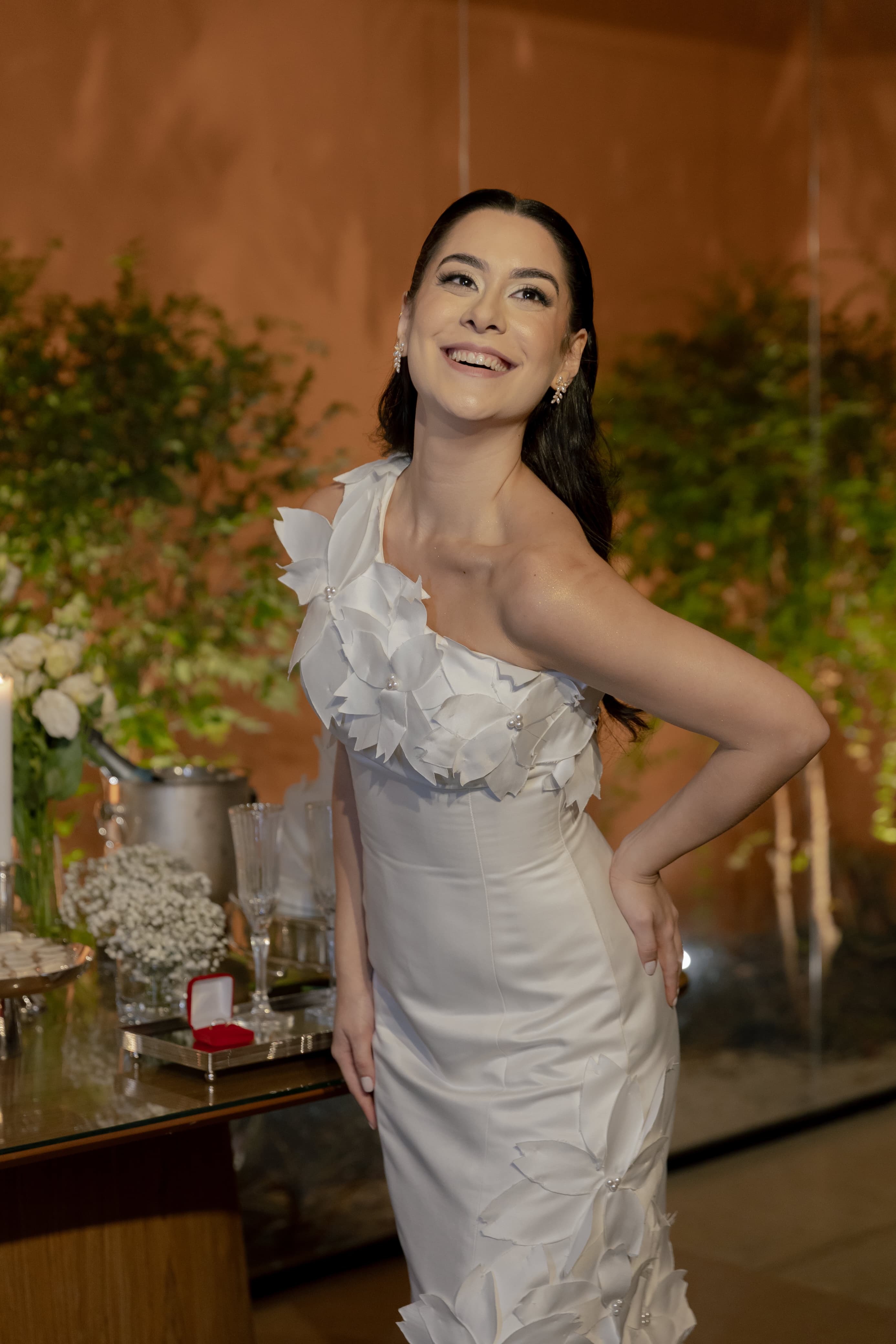 Vestido Lírios Branco - Foto 3