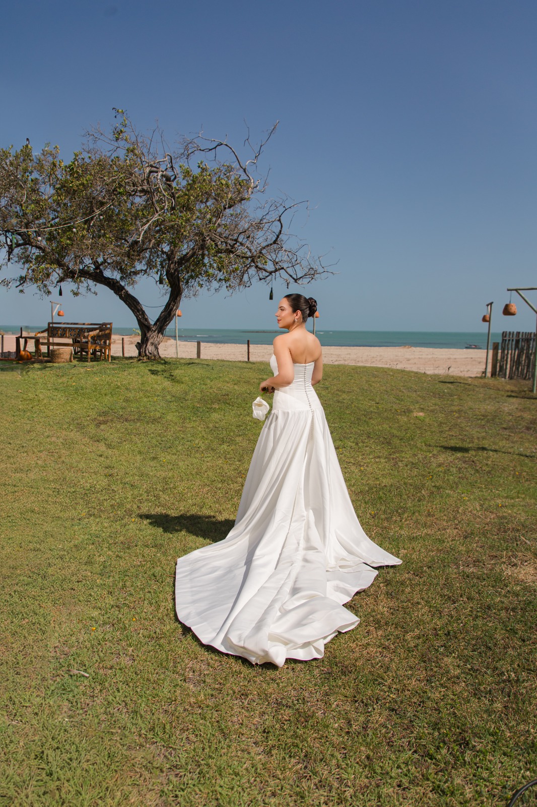 Vestido Jéssica Branco - Vestido para festa - Sampaio Atelier Teresina