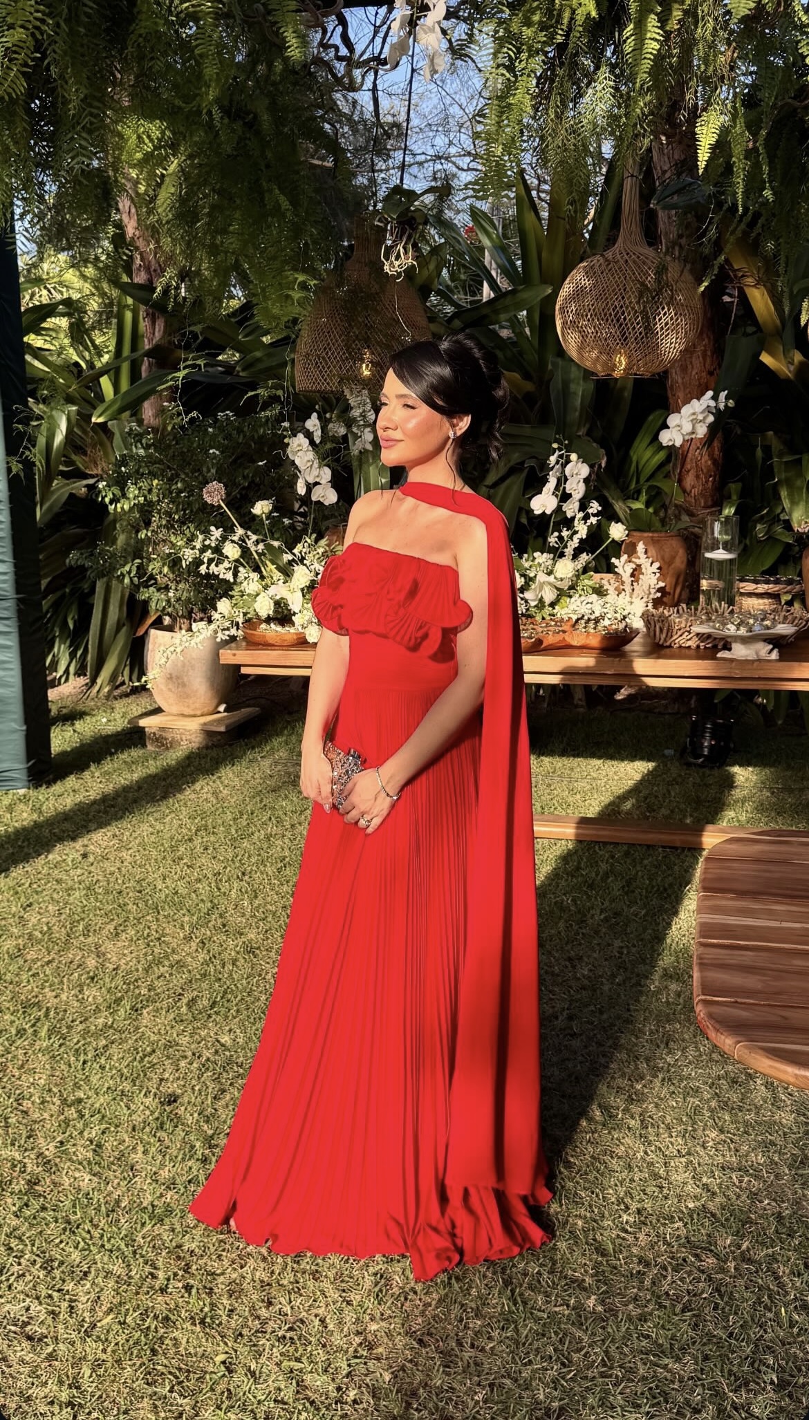 Vestido Luana Vermelho - Vestido para festa - Sampaio Atelier Teresina