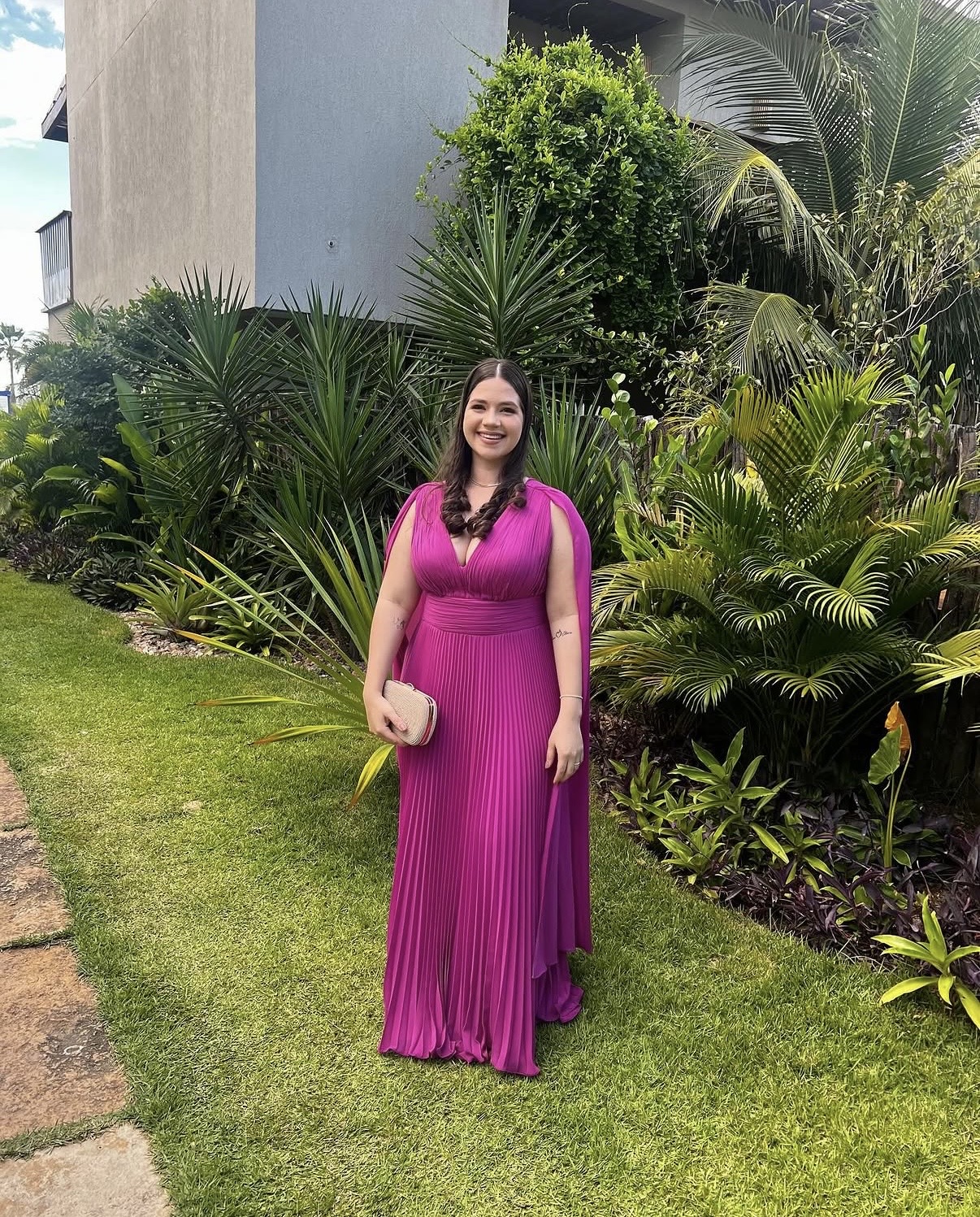 Vestido Ana Fúcsia - Vestido para festa - Sampaio Atelier Teresina