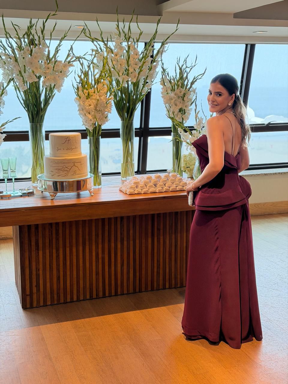 Vestido Luma Marsala - Foto 2