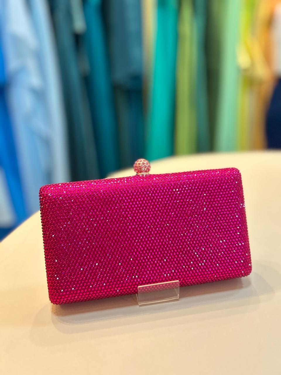 Bolsa Dubai Pink - Clutchs para festa - Sampaio Atelier Teresina
