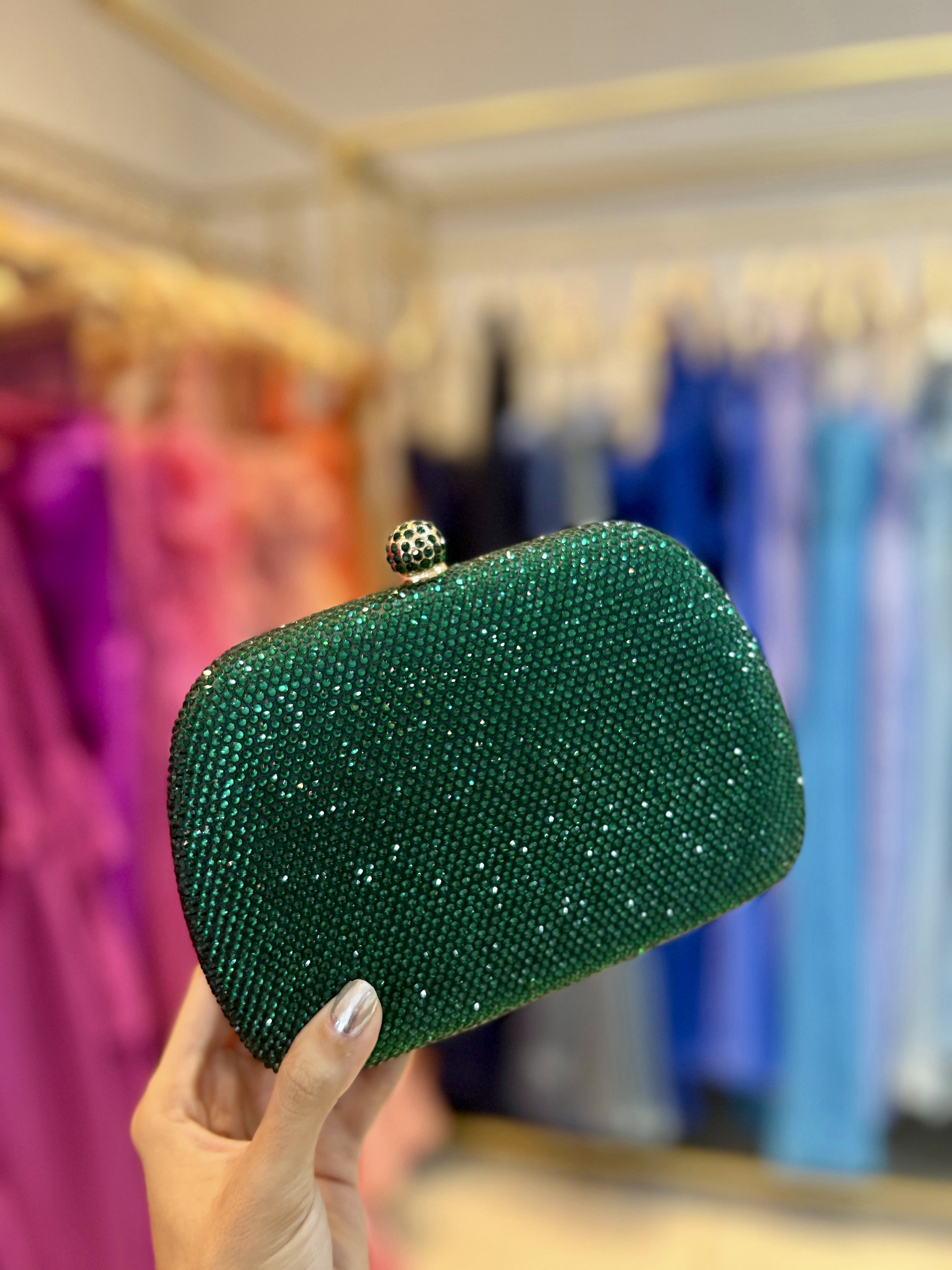 Bolsa Dubai Verde - Clutchs para festa - Sampaio Atelier Teresina