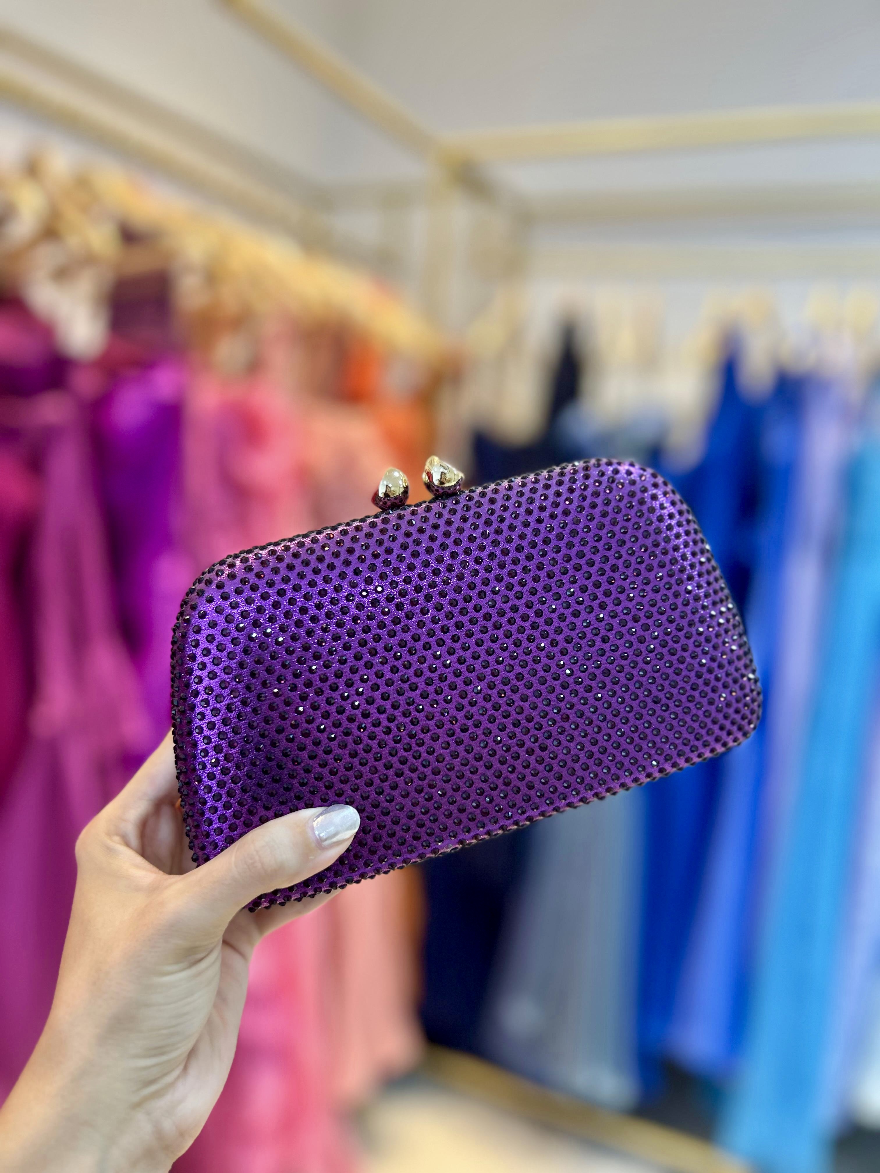 Bolsa Dubai Violeta - Clutchs para festa - Sampaio Atelier Teresina