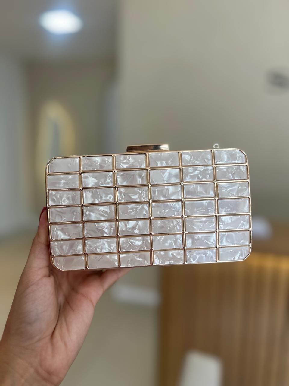 Bolsa Pérola 01 - Clutchs para festa - Sampaio Atelier Teresina