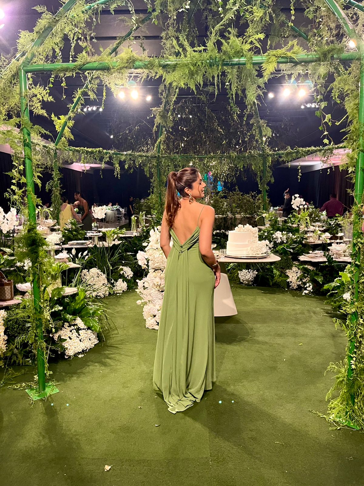 Vestido Osvany Verde - Foto 2