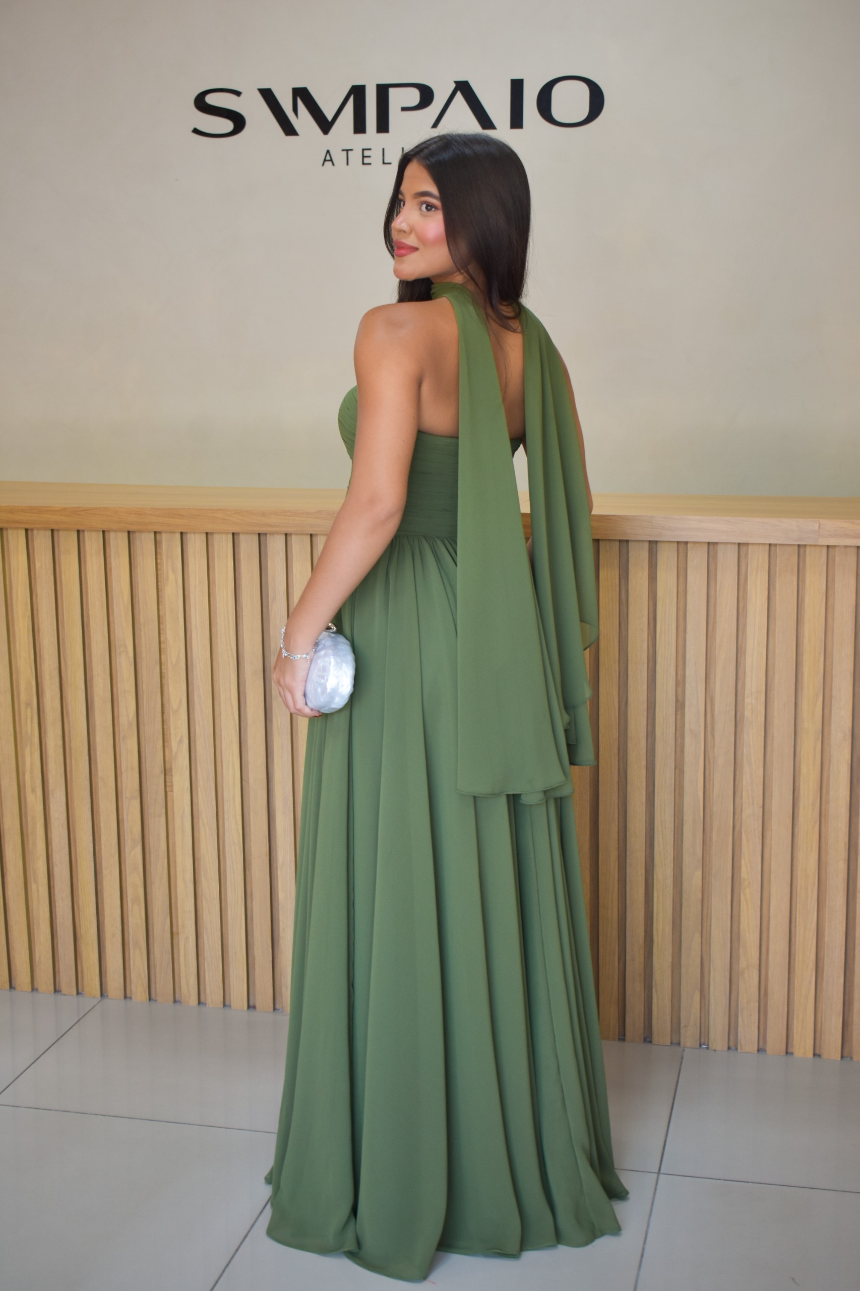 Vestido Flávia Verde - Foto 3