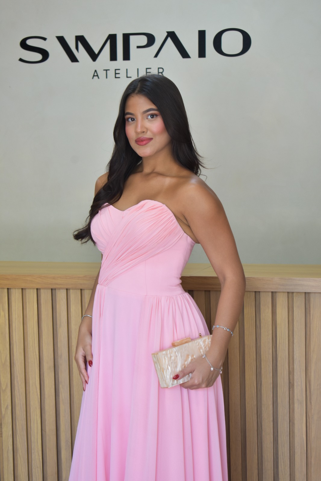 Vestido Pêssego - Vestido para festa - Sampaio Atelier Teresina
