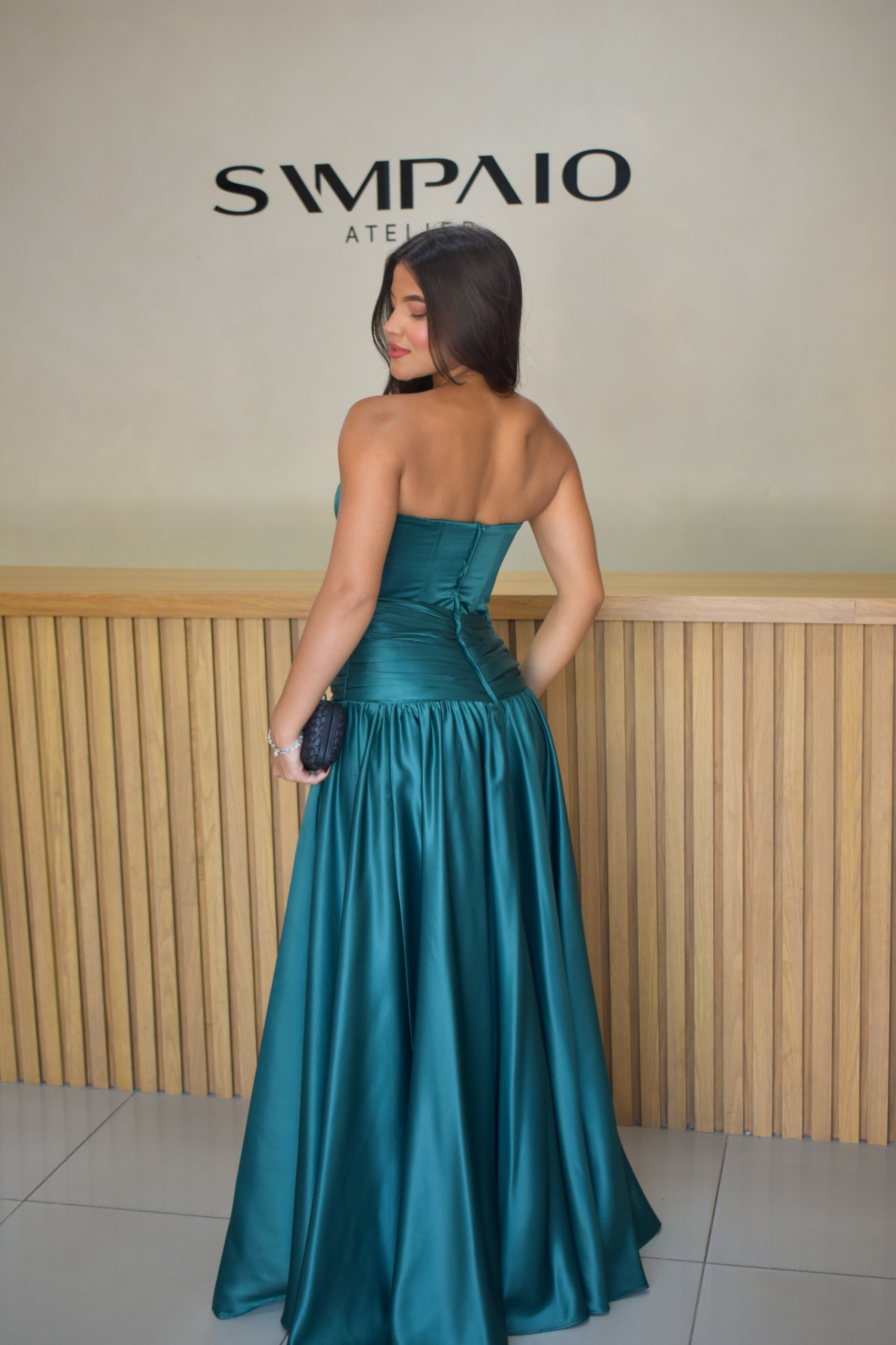 Vestido Valentina Verde - Foto 3