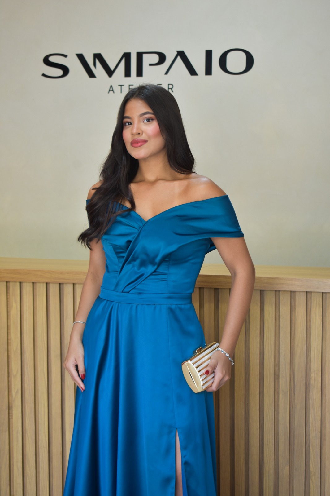 Vestido Nanda Petróleo - Foto 2