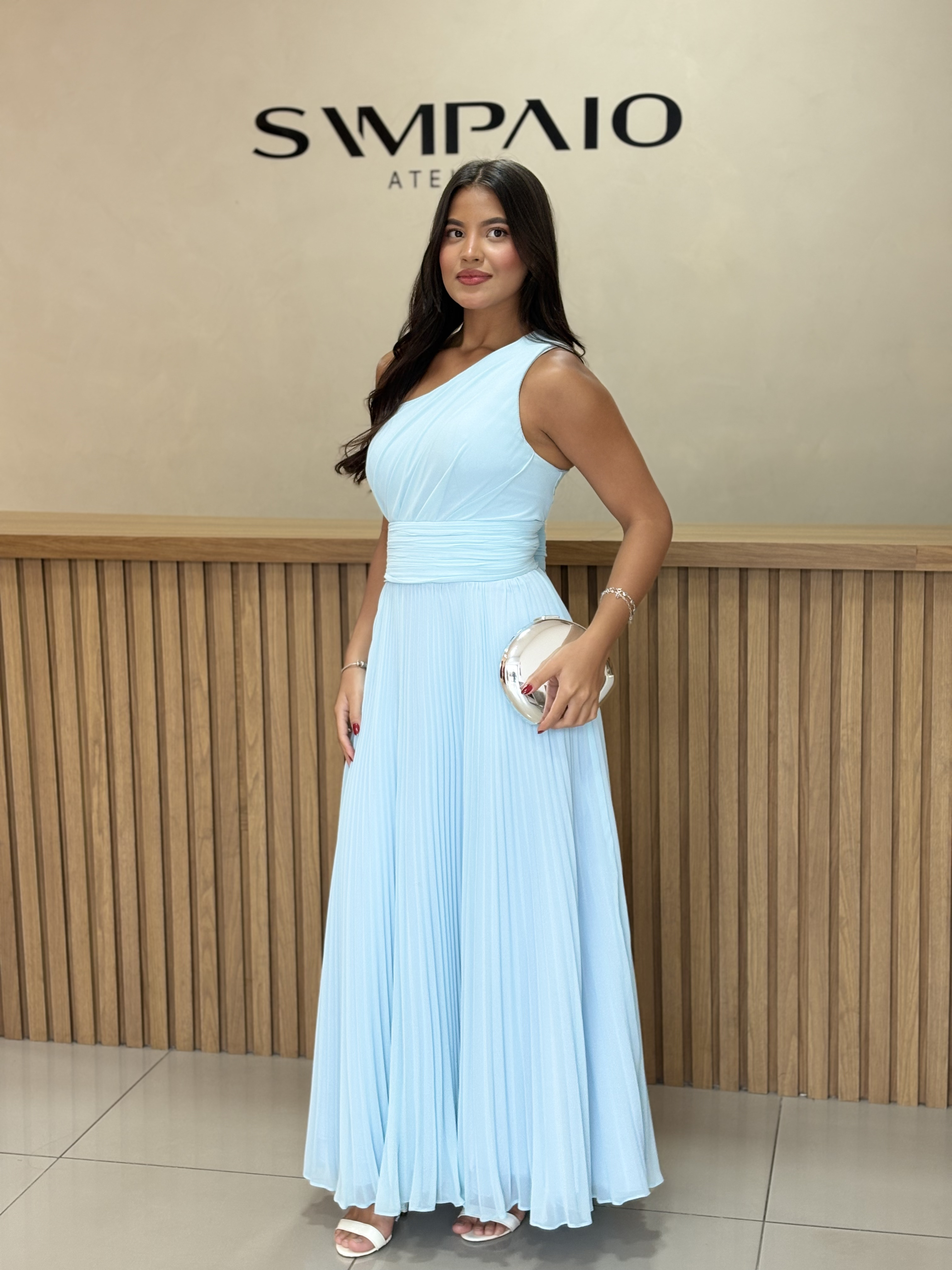 Vestido Mahilda Azul - Foto 3