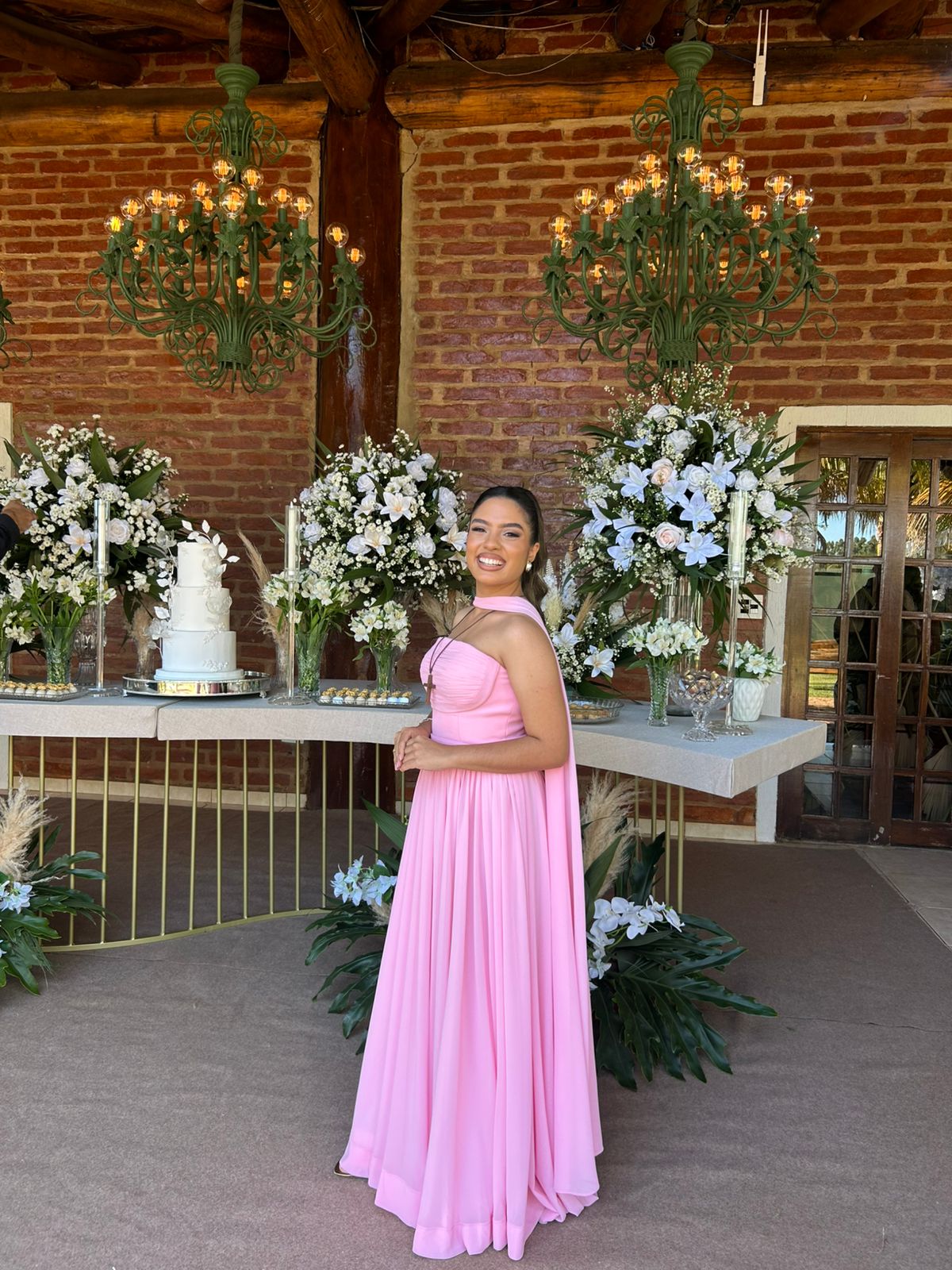 Vestido Laís Rosa Claro - Foto 2