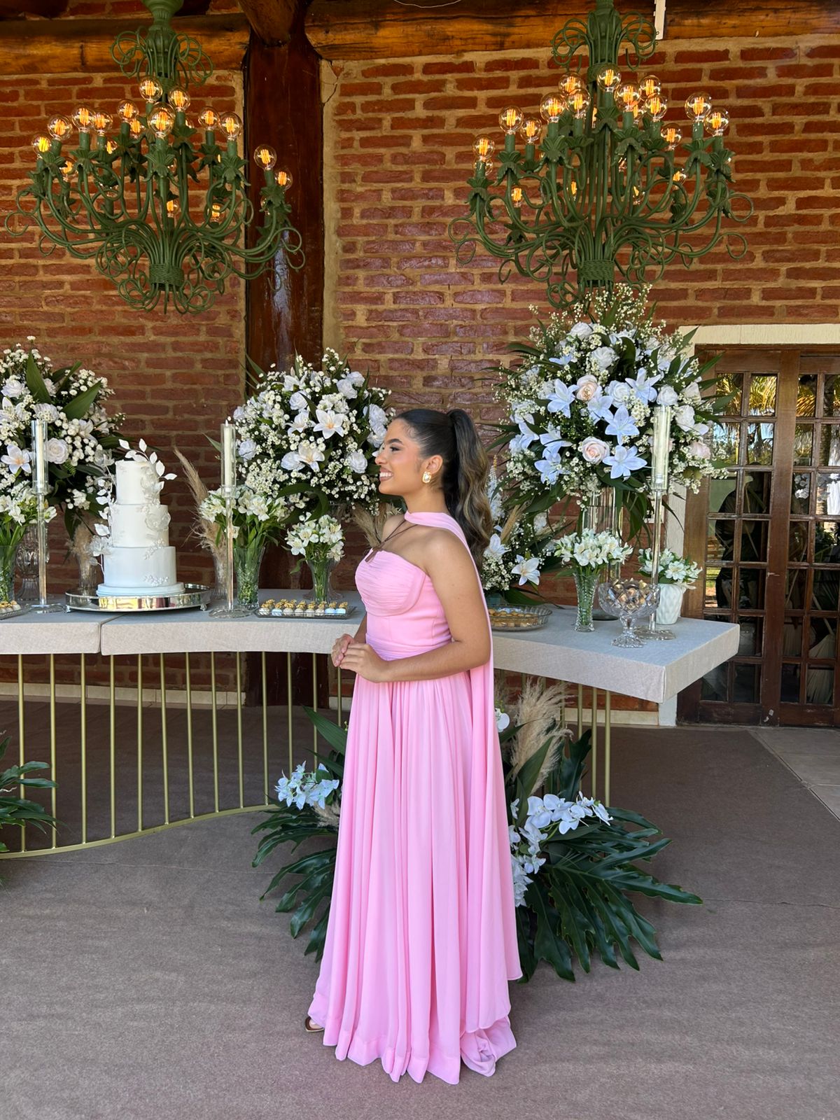 Vestido Laís Rosa Claro - Foto 4